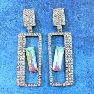 Cherryl’s Jewelry - AB Crystal Special Occasion Drop Earrings Cherryl’s Jewelry - AB Crystal Special Occasion Drop Earrings